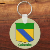 Historischer Schild-Schlüsselanhänger Schlüsselanhänger (Vorderseite)