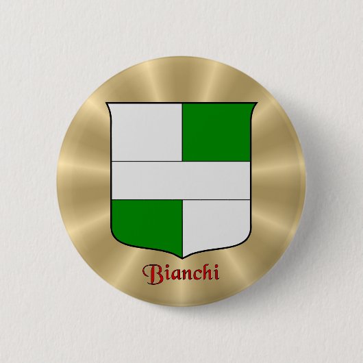 Historischer Schild von Bianchi über den Goldenen  Button (Vorderseite)