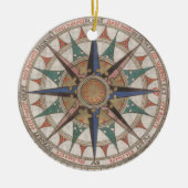 Historischer Schönheitskompass (1543) Keramik Ornament (Vorne)