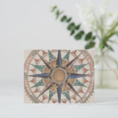 Historischer Schönheitskompass (1543) Postkarte (Stehend Vorderseite)