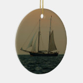 Historischer Schooner Keramikornament (Rechts)