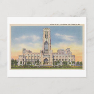 Historischer Scottish Rite Dom, Indianapolis Postkarte