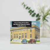 Historischer Shelby NC Altpostamt Postkarte (Stehend Vorderseite)