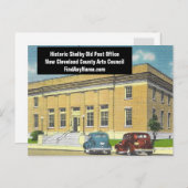 Historischer Shelby NC Altpostamt Postkarte (Vorne/Hinten)