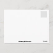 Historischer Shelby NC Altpostamt Postkarte (Rückseite)