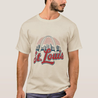 Historischer St. Louis Gateway Arch, ikonischer St T-Shirt
