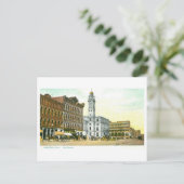 Historischer Stadtplatz, Canton, Ohio Postkarte (Stehend Vorderseite)