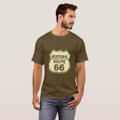 Historischer T - Shirt des Weg-66 (Vorne ganz)