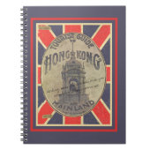 Historischer Tour Guide zu Hongkong mit Union Jack Notizblock (Vorderseite)
