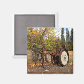 Historischer Traktor... Magnet (Vorderseite/Rückseite)
