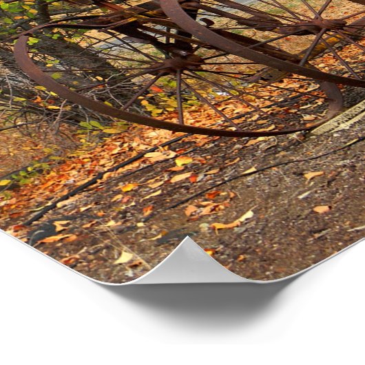 Historischer Traktor... Poster (Ecke)