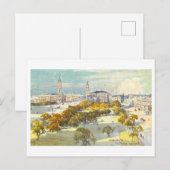 Historischer Victoria Square, Adelaide, Australien Postkarte (Vorne/Hinten)