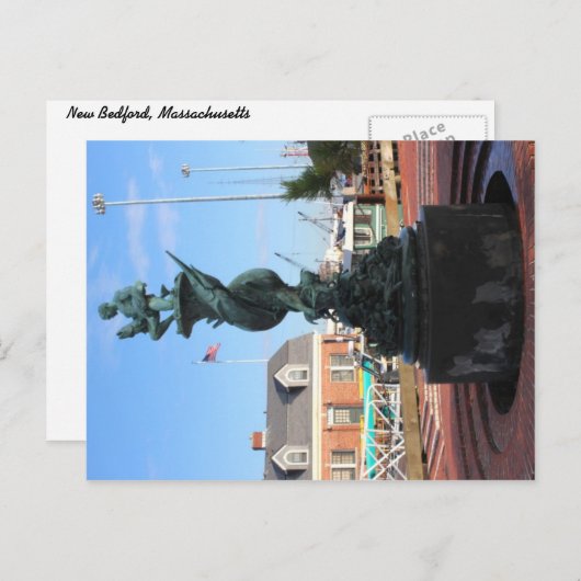 Historischer Wasserbrunnen - Massachusetts Postkar Postkarte (Vorne/Hinten)