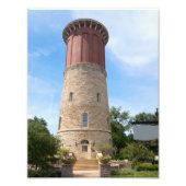 Historischer Wasserturm im Western Fotodruck (Vorne)