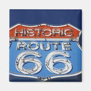 Historischer Weg 66 Magnet