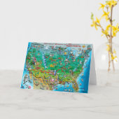 Historischer Weg 66 USA Karte (Gelbe Blume)