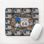 Historischer Weg 66 - Winslow, Arizona Mousepad (Mit Mouse)