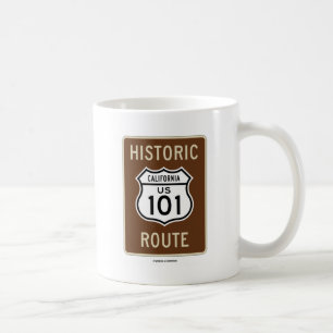 Historischer Weg US 101 Kalifornien (Zeichen) Kaffeetasse