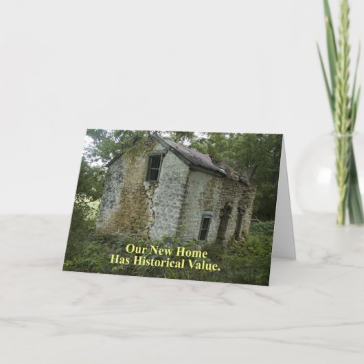 Historischer Wert - Gewohnte Adressenänderung Ankündigung (Vorderseite)