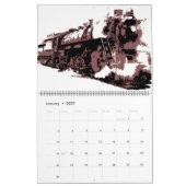 Historischer Zeitplan für Dampfloks Kalender (Jan 2027)