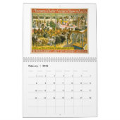Historischer Zirkus-Plakat-Kalender Kalender (Feb 2026)