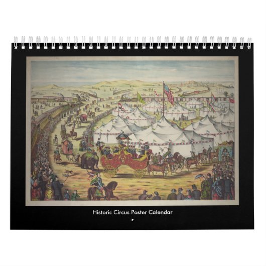 Historischer Zirkus-Plakat-Kalender Kalender (Titelbild)