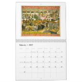 Historischer Zirkus-Plakat-Kalender Kalender (Feb 2027)
