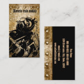 historischer Zug modelliert Kollektor/Speicher Visitenkarte (Vorne/Hinten)