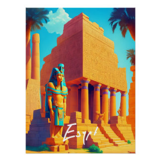 Historisches Ägypten-Reiseposter Poster