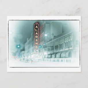 Historisches Alabama Theater in Birmingham, Alabam Postkarte