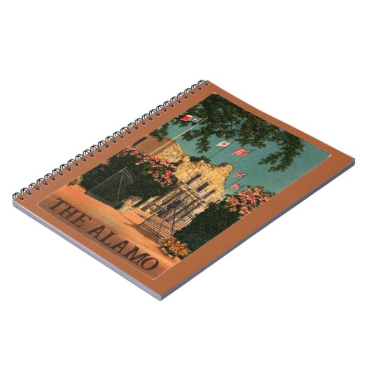 Historisches Alamo Mission Notebook Notizblock (Linke Seite)
