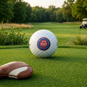 Historisches Amerika Unabhängigkeit 250. Jubiläum Golfball