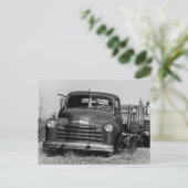 Historisches amerikanisches Auto Postkarte (Stehend Vorderseite)