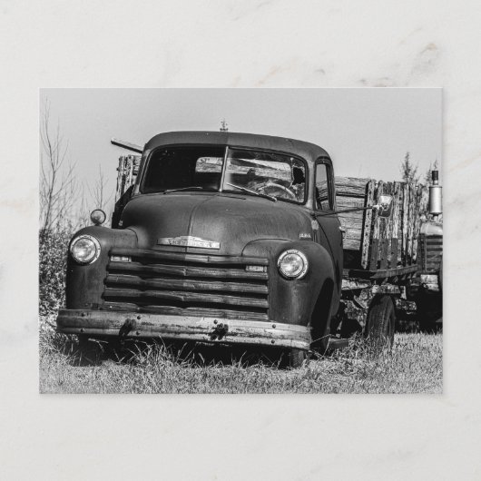 Historisches amerikanisches Auto Postkarte (Vorderseite)