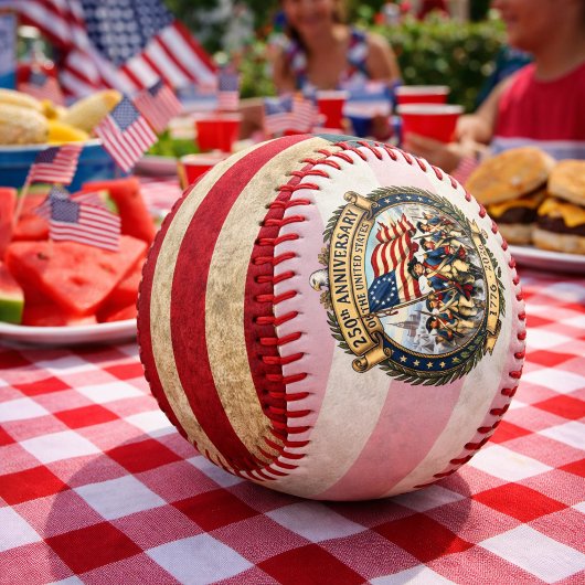 Historisches amerikanisches Jubiläumsdesign  Baseball
