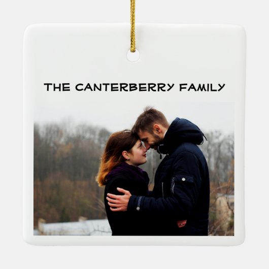 Historisches Arizona-Gemischtwarenladen-Aquarell Keramikornament (Rückseite)