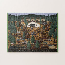 Historisches aufzeichnenlager-Puzzlespiel Puzzle