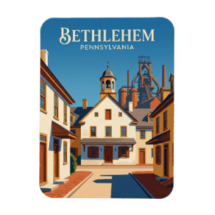 Historisches Bethlehem USA Magnet