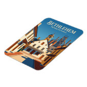 Historisches Bethlehem USA Magnet (Linke Seite)