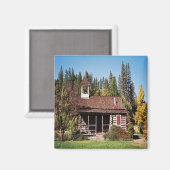 Historisches Blanchard Schoolhouse...... Magnet (Vorderseite/Rückseite)