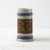 Historisches Blau "Aztec Dream" 650 ml Stein Bierglas (Mittel)