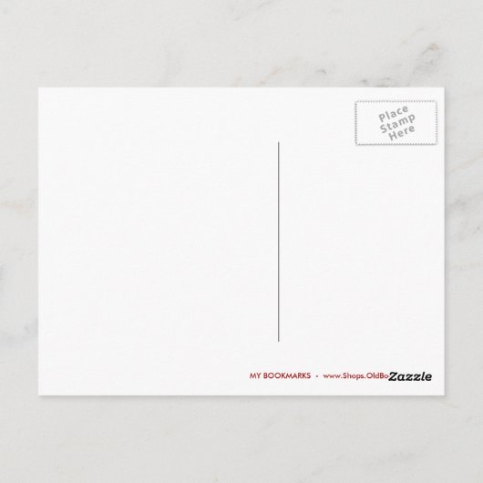 Historisches Britisches Ocean Liner-Lesezeichen Postkarte (Rückseite)