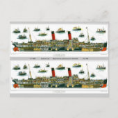 Historisches Britisches Ocean Liner-Lesezeichen Postkarte (Vorderseite)