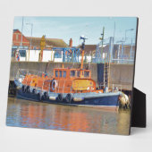 Historisches britisches Rettungsboot Fotoplatte (Seite)