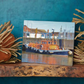 Historisches britisches Rettungsboot Fotoplatte (Seite)