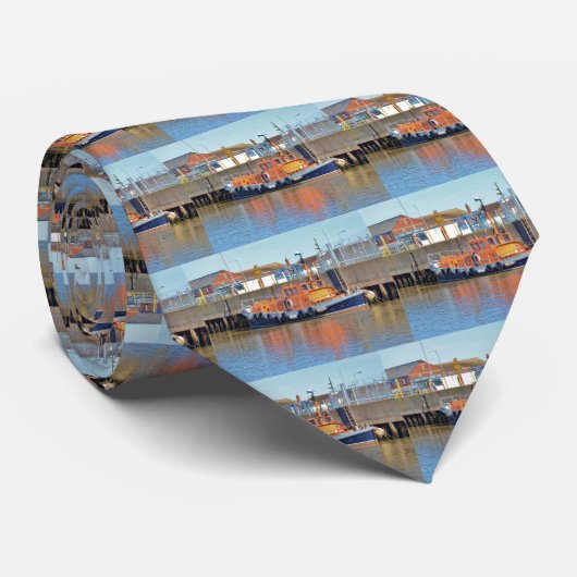 Historisches britisches Rettungsboot Krawatte (Gerollt)