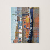 Historisches britisches Rettungsboot Puzzle (Vertikal)