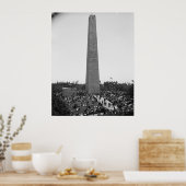 Historisches Bunker Hill Monument Fotografie Poster (Küche)