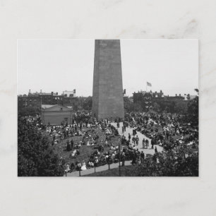Historisches Bunker Hill Monument Fotografie Postkarte