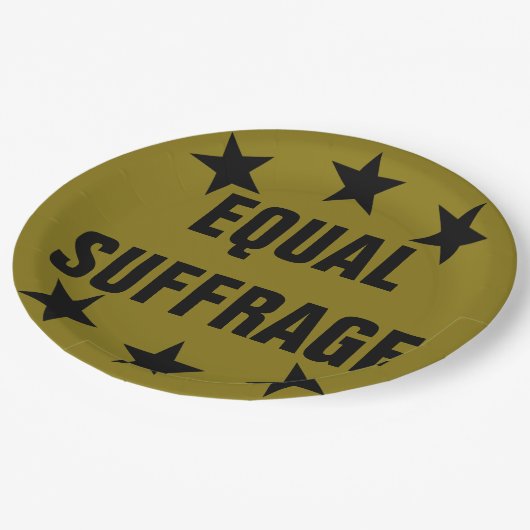 Historisches Button Pappteller (Schrägansicht)